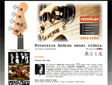 Tablet Screenshot of kovacsics.hu